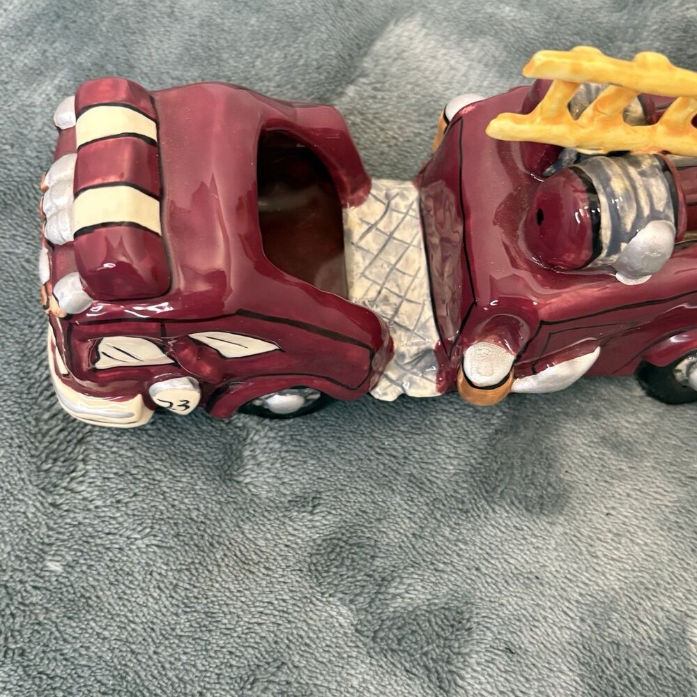 Blue Sky Clayworks Heather Goldminc-Heroes Brigade Firetruck W/ Dalmatian READ - Picture 9 of 13